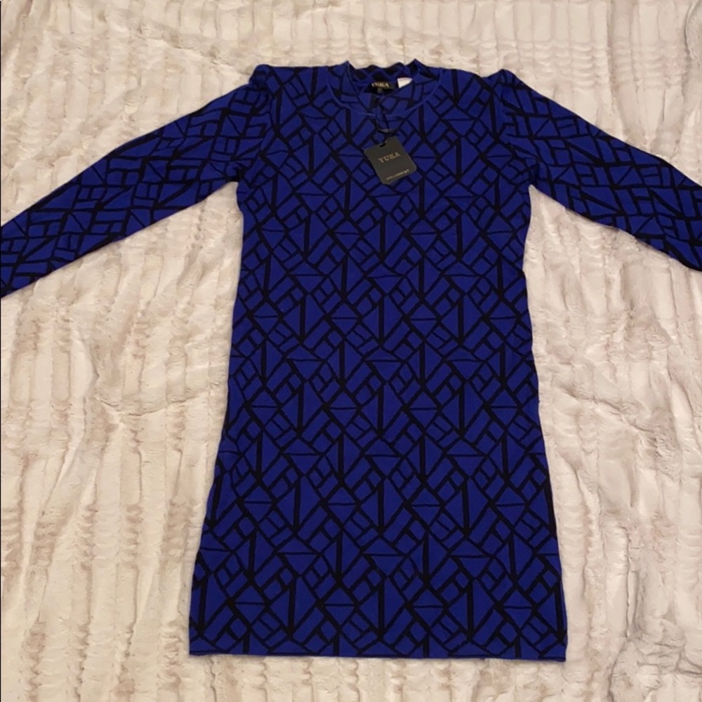 Brand new geometric sweater dress. Super stretchy